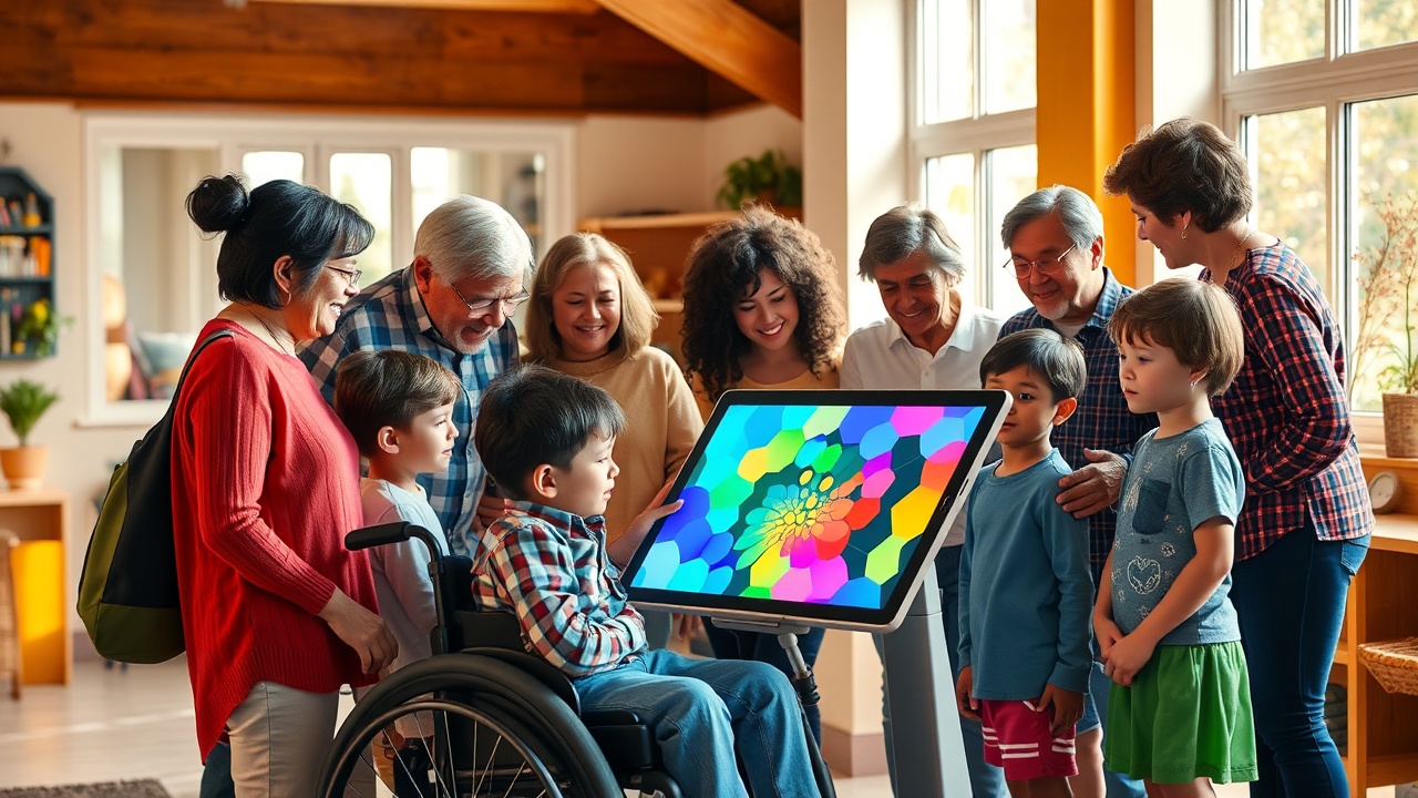 Patchly KidCoins interface showing accessible design elements for neurodiverse users